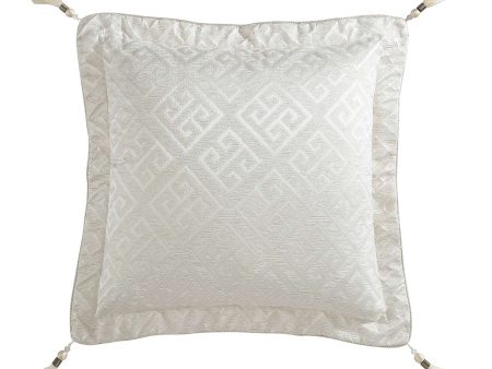 Athena Gold Square Cushion Pillowcase by Davinci Online Sale