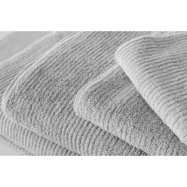 Living Textures Trenton 6 PIECE TOWEL PACK by Sheridan SILVER GREY Discount