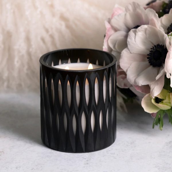 Glimpse Noir Luxury Candle 440g  by Apsley and Company Online Hot Sale