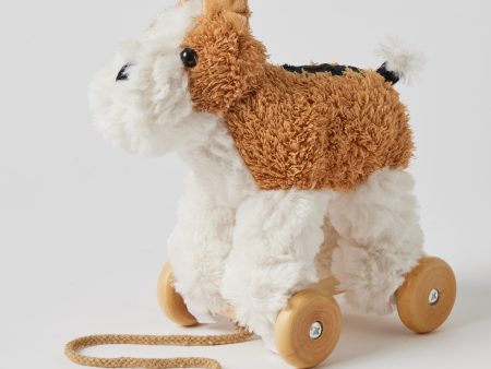 Dog Plush Pull Along by Jiggle & Giggle Hot on Sale