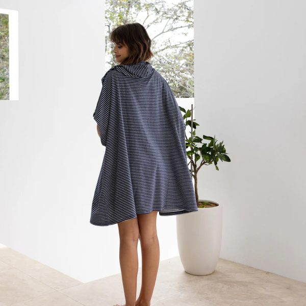 Adult Zip Front Poncho Navy by Bambury Online Sale