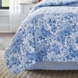 Brighton Delft Blue Coverlet Set by Laura Ashley Online Hot Sale