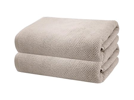 Angove PEBBLE Bath Sheet  2 Pack  by Bambury Hot on Sale