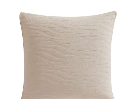 Ariel Stone European Pillowcase by Logan and Mason Platinum Fashion