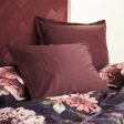 Ari Navy European Pillowcase by Logan & Mason For Cheap