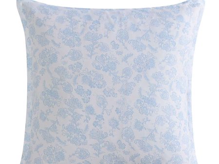 Kai Blue European Pillowcase by Logan and Mason Supply