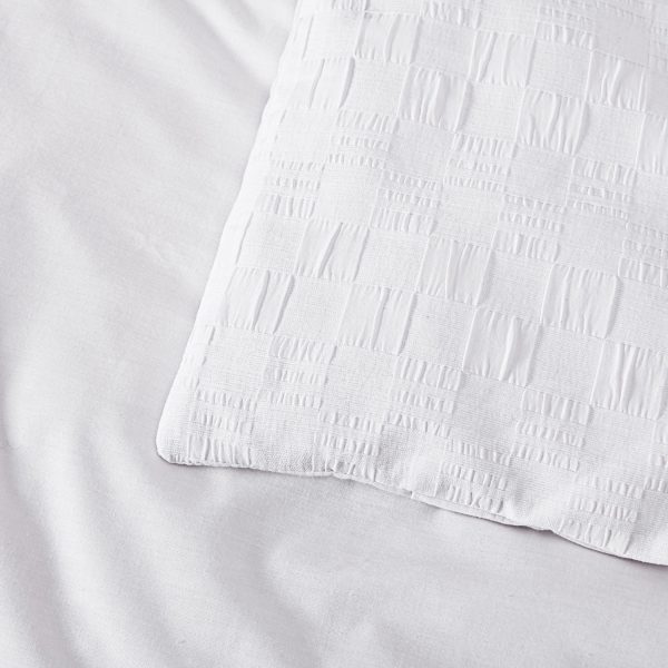 Cosmo White Quilt Cover Set by Bianca Online now