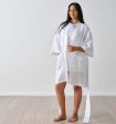 Nimes White Short Robe by Linen House Online Hot Sale