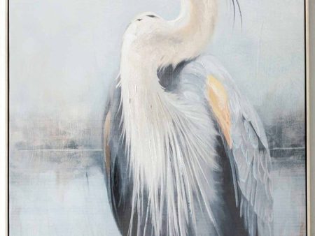 Great Blue Heron B Wall Art by Florabelle Cheap