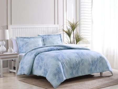 Hanalei Bay Blue Quilt Cover Set by Tommy Bahama For Sale