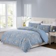 Marlbrook Dusky Seaspray Quilt Cover Set by Laura Ashley on Sale