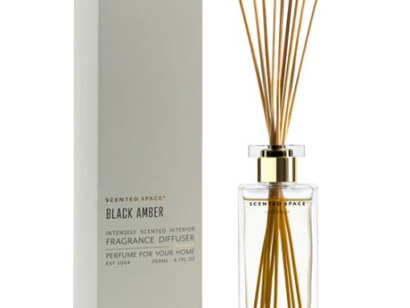 Black Amber 200ml Diffuser by Scented Space on Sale