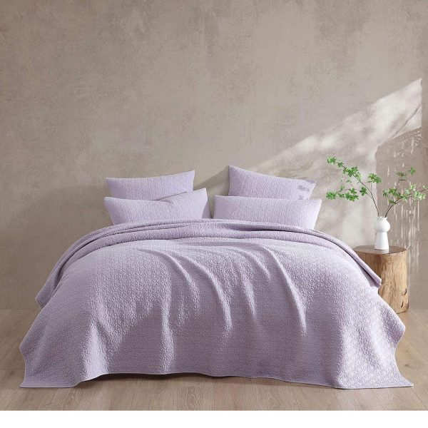 Kayo Lilac Coverlet Set by Logan and Mason Platinum For Discount