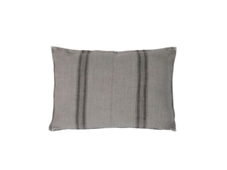 Stripe Slub Cush 40X60 Grey by Florabelle For Discount