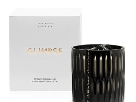 Glimpse Noir Luxury Candle 1.7kg by Apsley and Company Supply