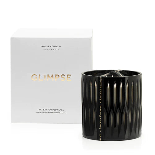 Glimpse Noir Luxury Candle 1.7kg by Apsley and Company Supply