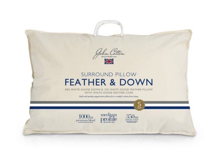 John Cotton Surround Pillow Feather & Down Pillow Online now