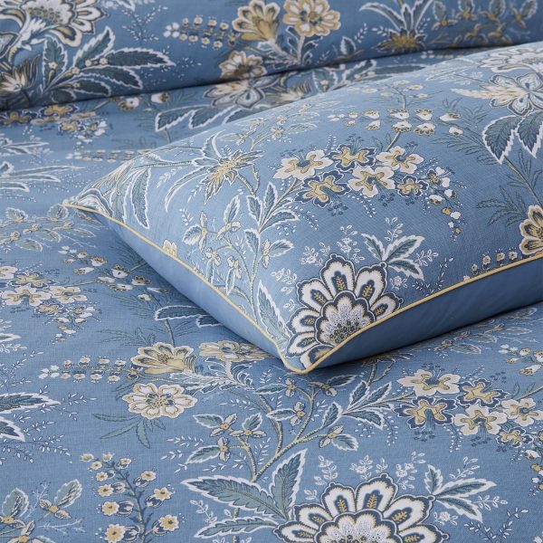 Marlbrook Dusky Seaspray Quilt Cover Set by Laura Ashley on Sale