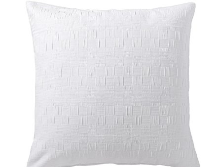 Cosmo White European Pillowcase by Bianca Online Hot Sale