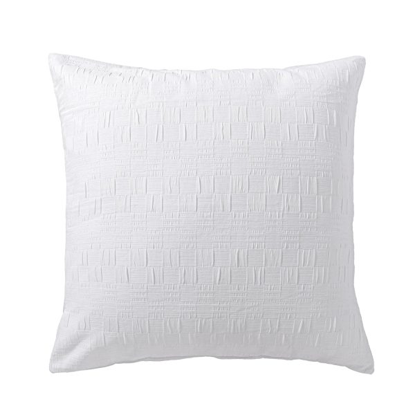 Cosmo White European Pillowcase by Bianca Online Hot Sale