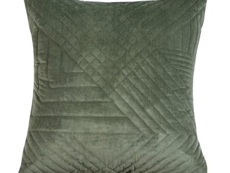 Navarro Olive Square Cushion by Bianca Hot on Sale