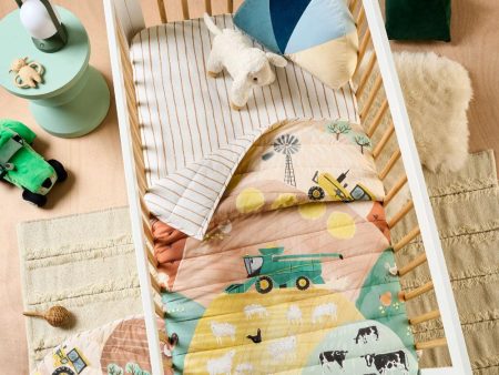 Sunset Harvest Cot Coverlet by Linen House Kids For Cheap