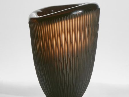 Fossil Tall Vase Brown Online