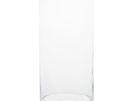 Cylinder Glass Vase 20X40Cm Fashion