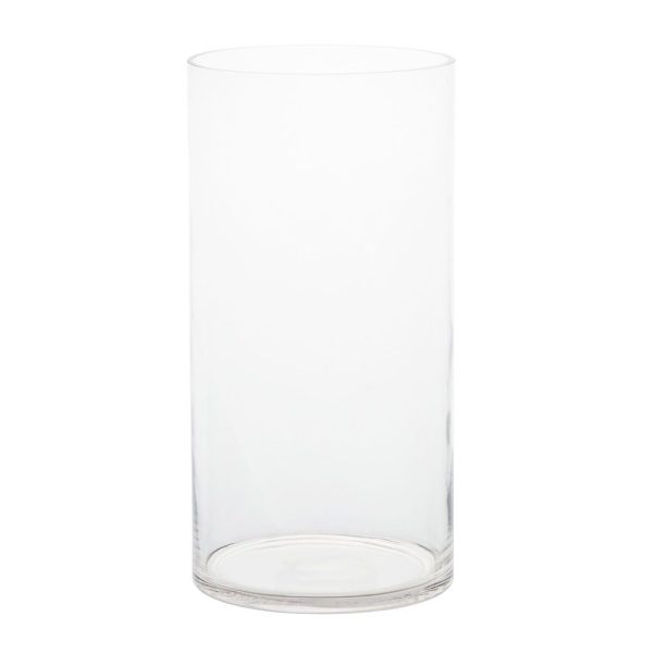 Cylinder Glass Vase 20X40Cm Fashion