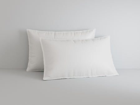 Bayley White Tailored Standard Pillowcase Pair by Sheridan Hot on Sale