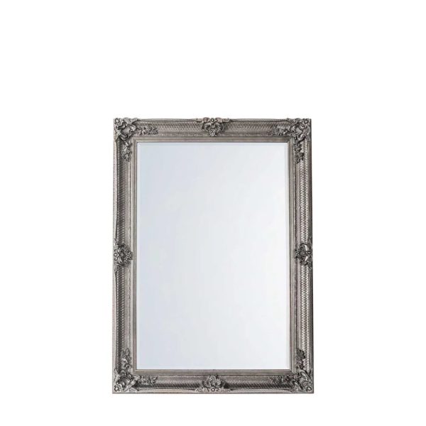 Abbey Rectangle Mirror Silver by Florabelle Supply