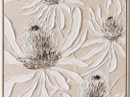 Banksia Oil Paint Wall Art by Florabelle on Sale