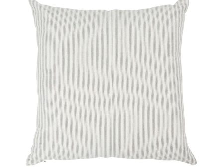 Ticking Cushion Grey 50X50 by Florabelle Cheap