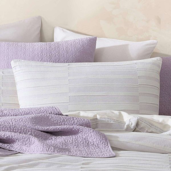 Balmoral Lilac Quilt Cover Set by Logan and Mason Platinum Online now