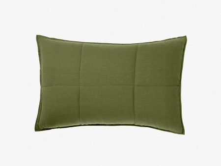 Nimes Moss Linen Pillowsham Pair by Linen House Sale