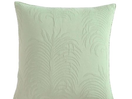 Tropicana Sage European Pillowcase by Logan and Mason Platinum For Discount