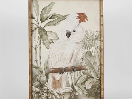 Jungle Cockatoo Wall Art C by Florabelle Online now