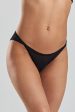 Ume recycled-tulle mid-rise briefs - Volcanic Black on Sale