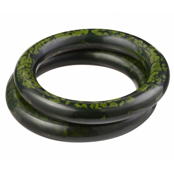 Nava Chunky Bangle - Forest Tarragon For Discount