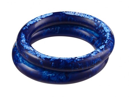 Nava Large Bangle - Blue Blue Online Sale