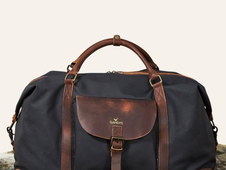 Matte Black Large Weekend Bag Discount