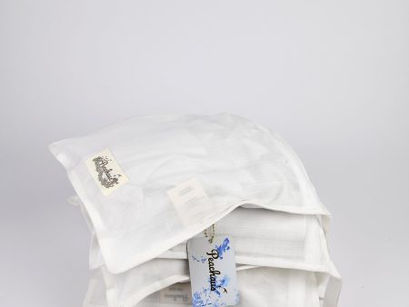 Olearia ethical-cotton pyjama case - Glacier White on Sale