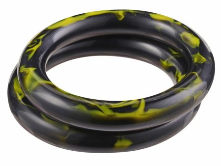 Nava Large Bangle - Black Tarragon Fashion