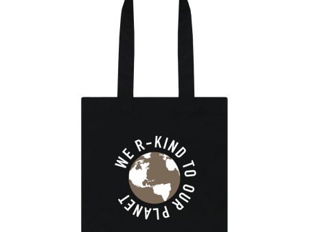 We R Kind Organic Tote Bag - Black Discount