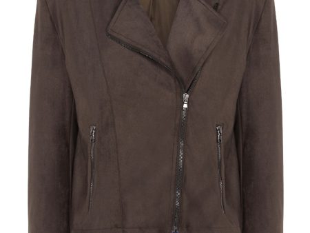 Vegan Suede Biker Jacket Cheap