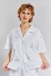 Telopea embroidered woven-cotton shirt - Glacier White Hot on Sale