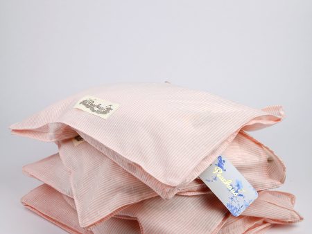 Olearia ethical-cotton pyjama case - Dawnlight Coral Online now