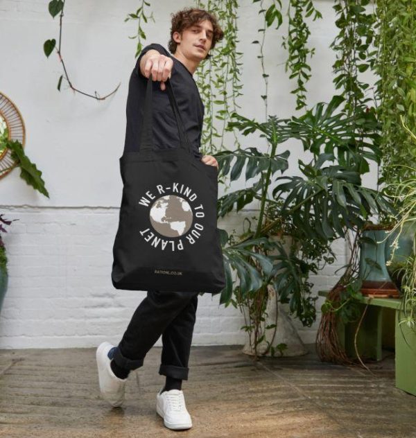 We R Kind Organic Tote Bag - Black Discount