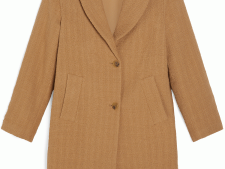 Structured Vegan Wool Coat Online Sale