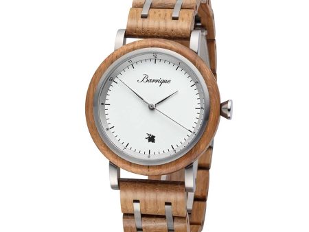 Waidzeit Grapevine Wine Barrel Wooden strap Gentlemen watch For Sale